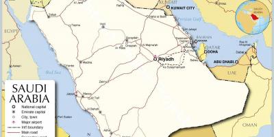 Kort af Mekka safnið staðsetningu 